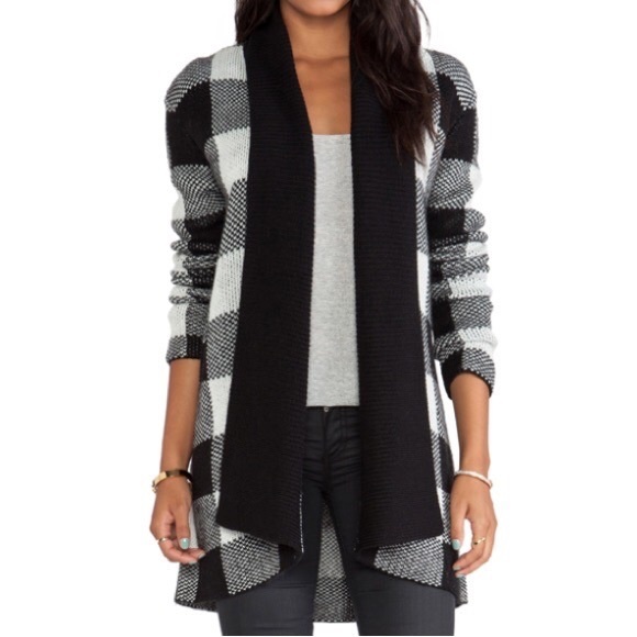 BB Dakota - Mardi Buffalo Plaid Cardigan - Picture 3 of 3
